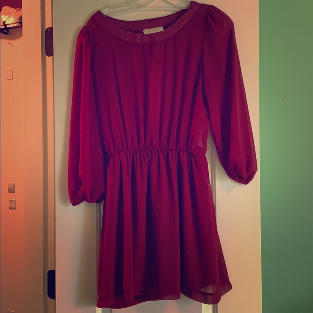 Newold burgundy dress